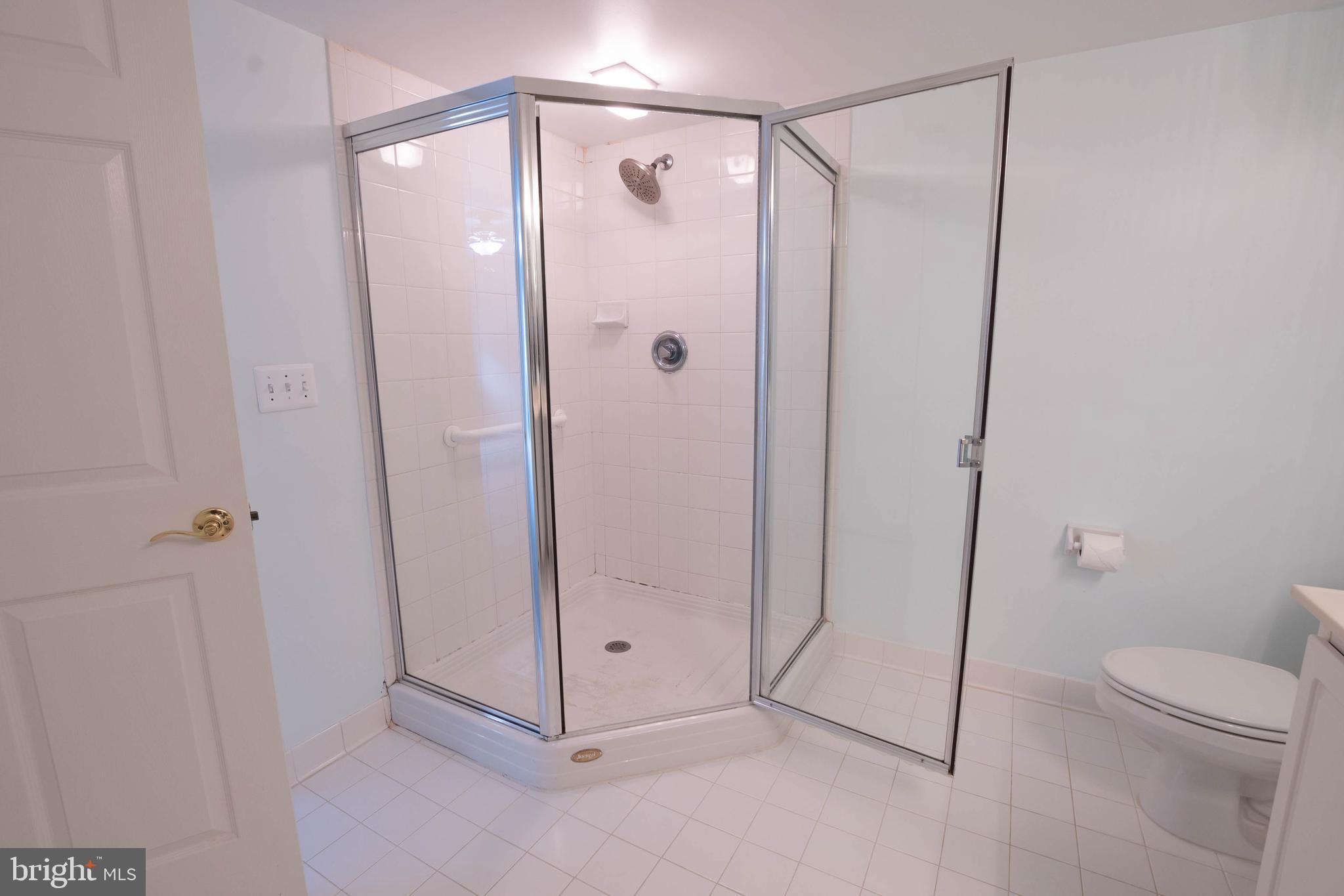 12300 Rosslare Ridge Road, Unit 301 Lutherville-Timonium, MD 21093 - Photo 18 of 25 Master Bath shower enclosure