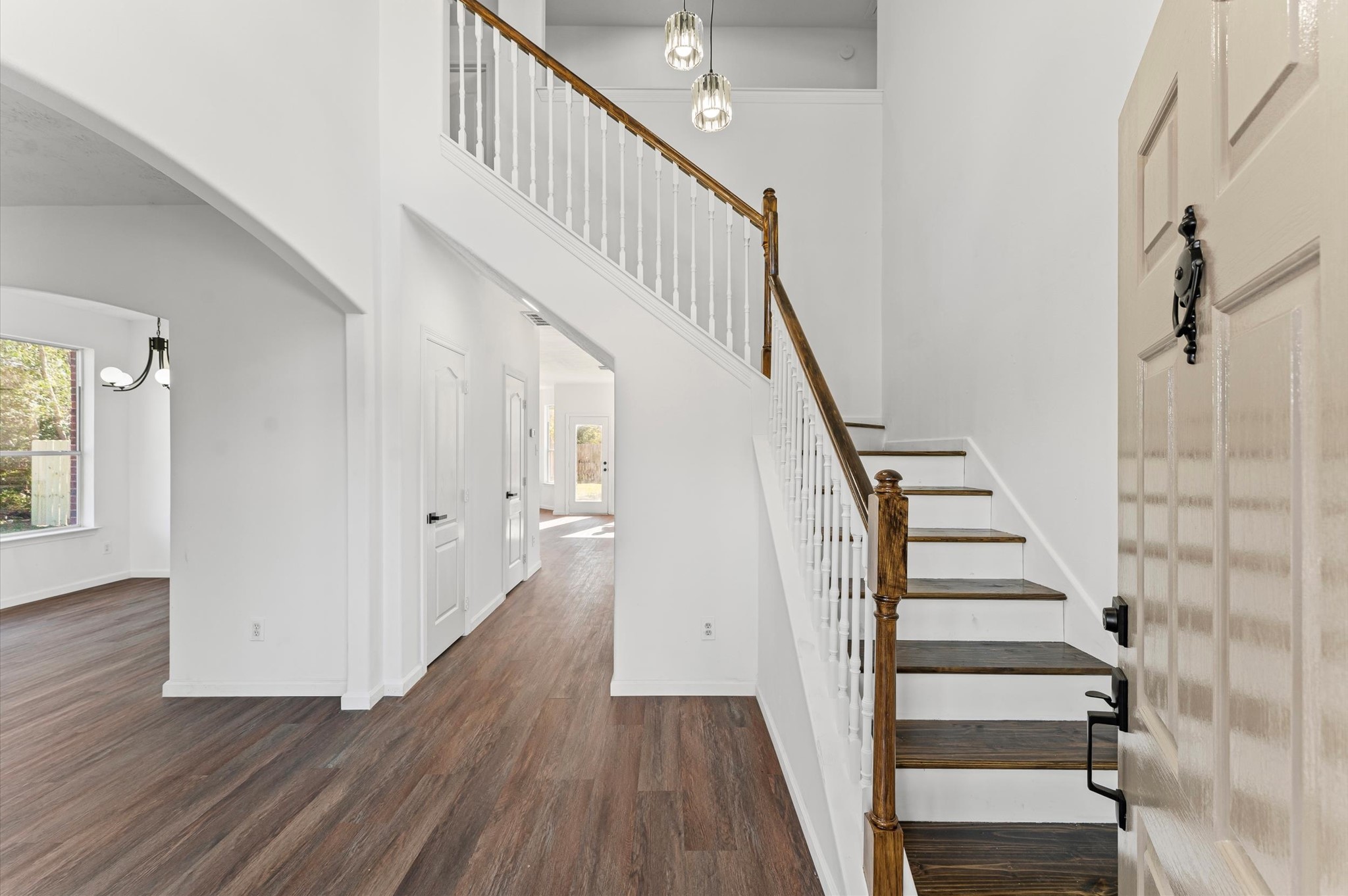 2830 Fern Hill Drive Spring, TX 77373 - Photo 19 of 39 a view of entryway with wooden floor