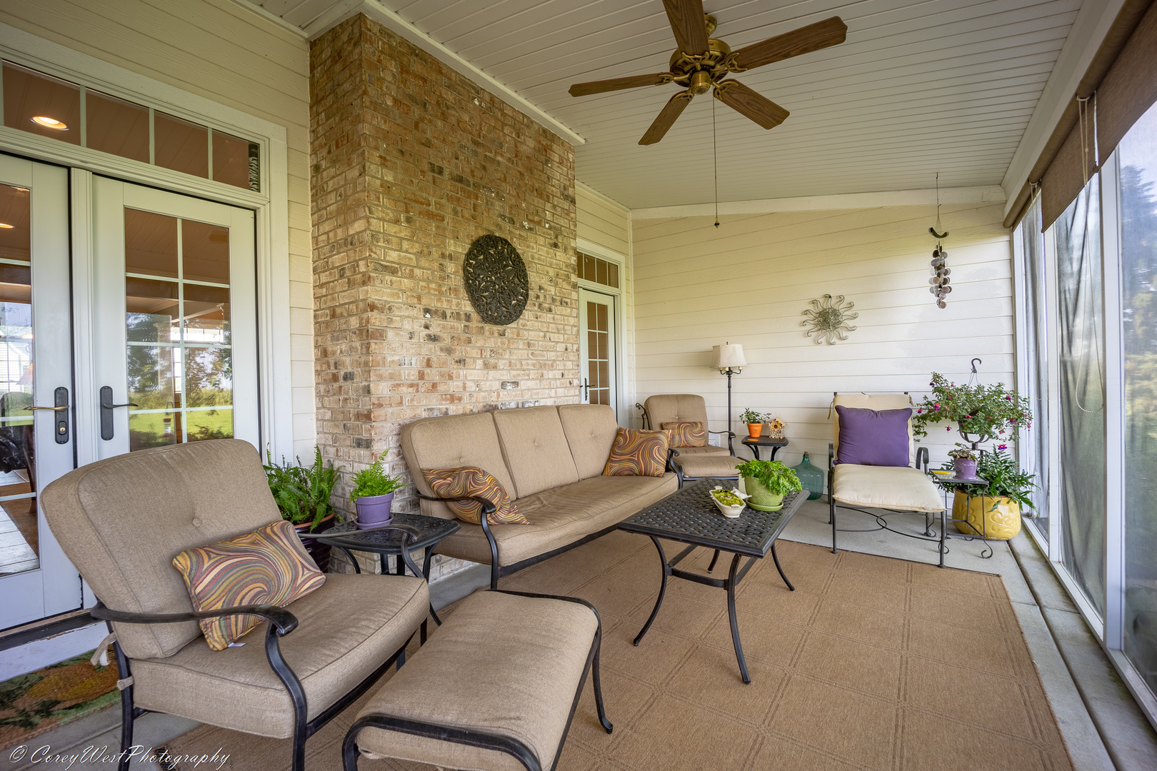 N307 Watson Road Maple Park, IL 60151 - Photo 28 of 65 a balcony with furniture and a potted plant