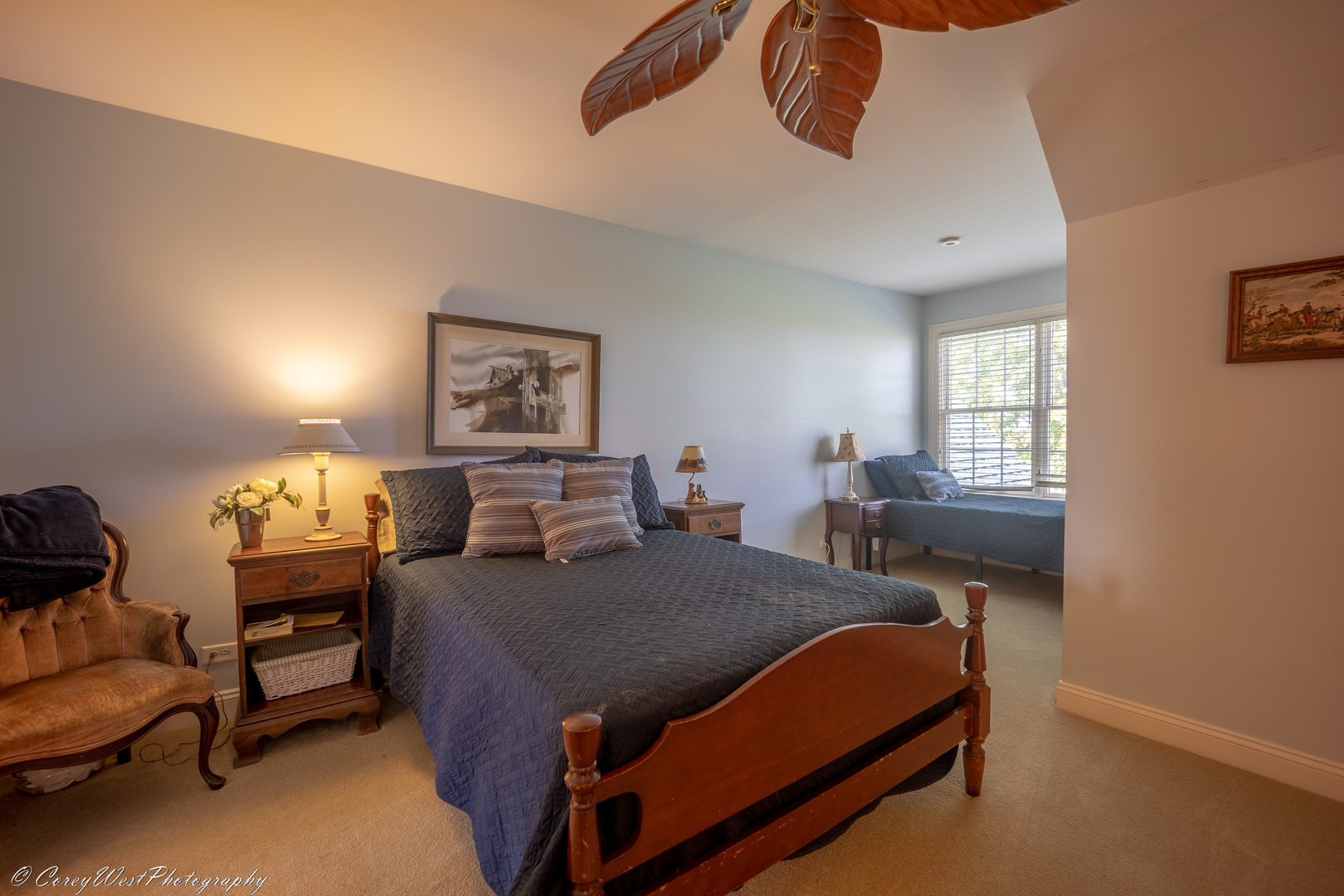 N307 Watson Road Maple Park, IL 60151 - Photo 34 of 65 a bedroom with a bed couches chair and a large window