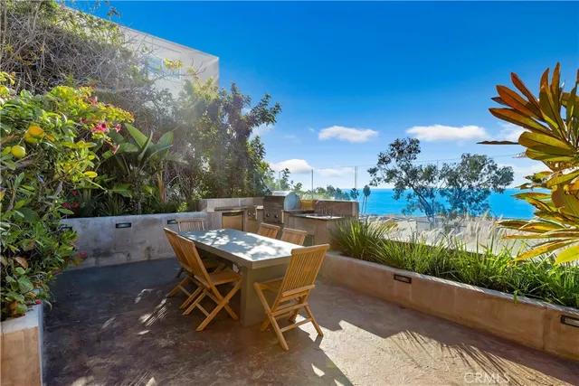 a view of a tables and chairs in the patio