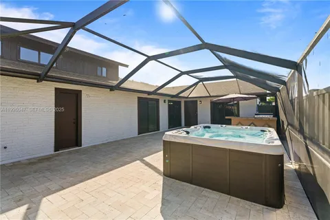 a view of outdoor space with seating