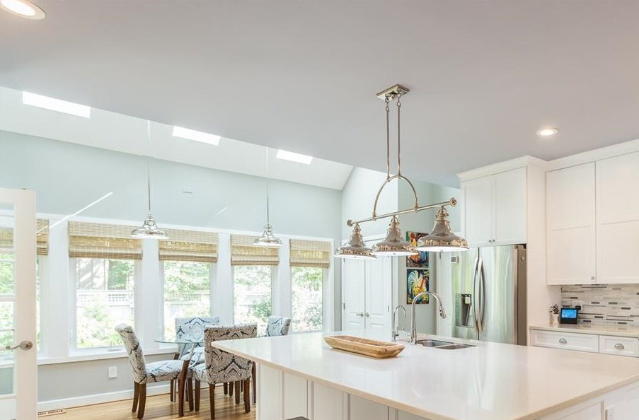 4409 Wood Valley Drive Raleigh, NC 27613 - Photo 13 of 30 Wall of Windows Illuminates the Breakfast Room
