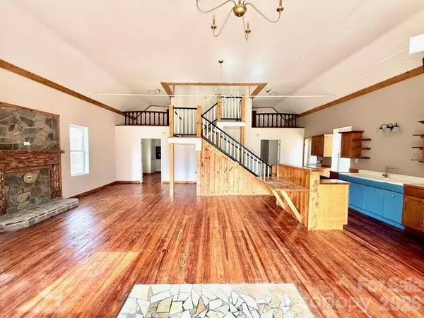 an empty room with window