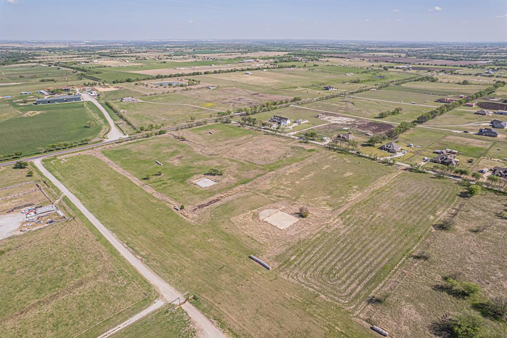 12588 Flow Krum, TX 76249 - Photo 16 of 21 Aerial overview of property's location featuring rural landscape and rows of crops