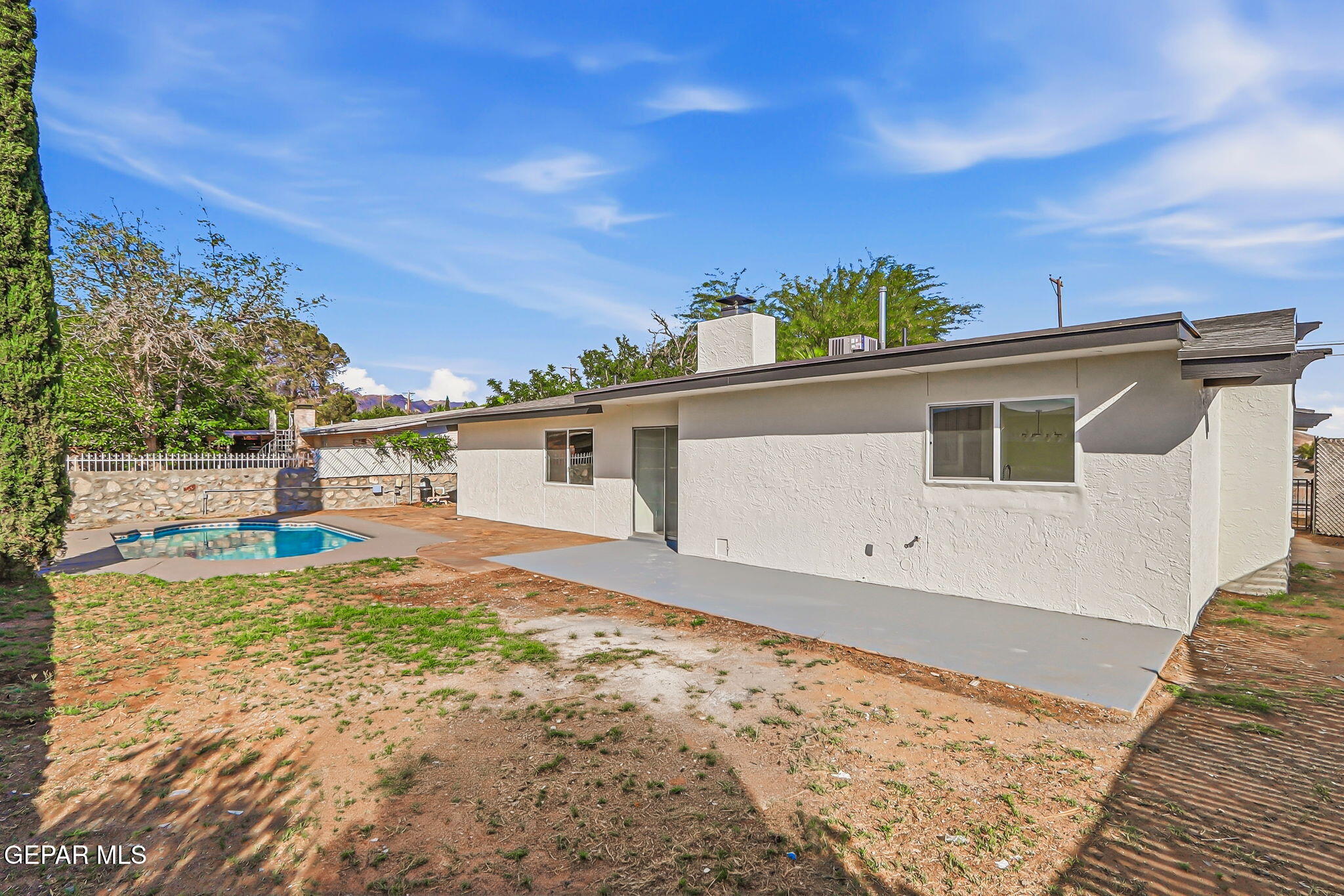 709 Frontera Road El Paso, TX 79922 - Photo 40 of 41 a front view of a house with a yard