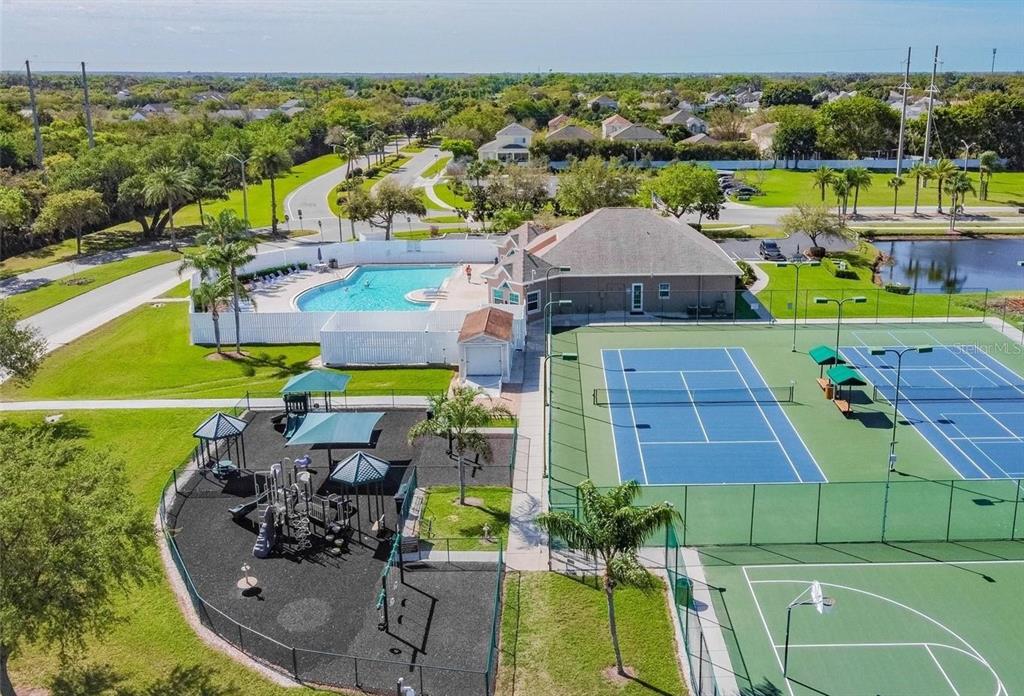 4162 Day Bridge Place Ellenton, FL 34222 - Photo 48 of 49 an aerial view of a house with a big yard