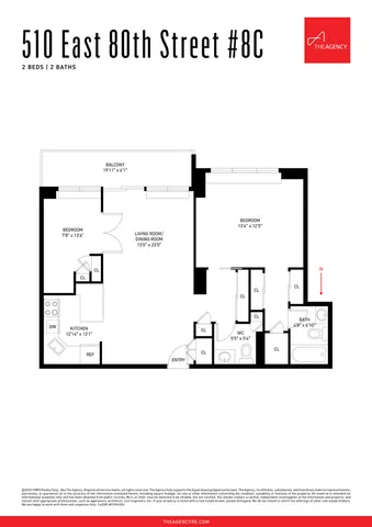 $999,999 | 510 East 80th Street, Unit 8C | Upper East Side