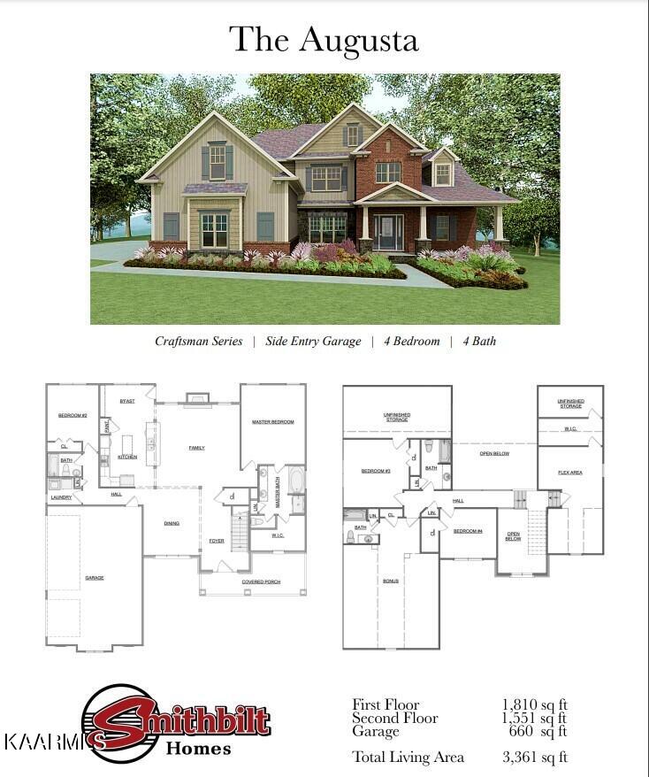 106 Bunchberry Road, Unit LOT 548 Oak Ridge, TN 37830 - Photo 2 of 23 The Augusta Brochure