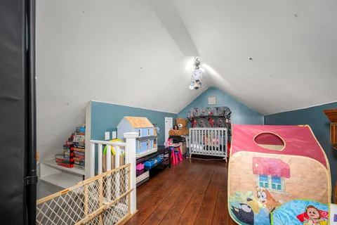 a view of a chairs and tables in patio