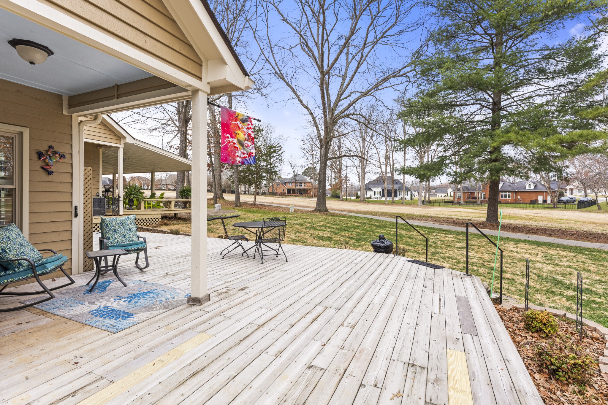 6 Chadsworth Place Tullahoma, TN 37388 - Photo 39 of 49 a view of a swimming pool with a patio and wooden flooring
