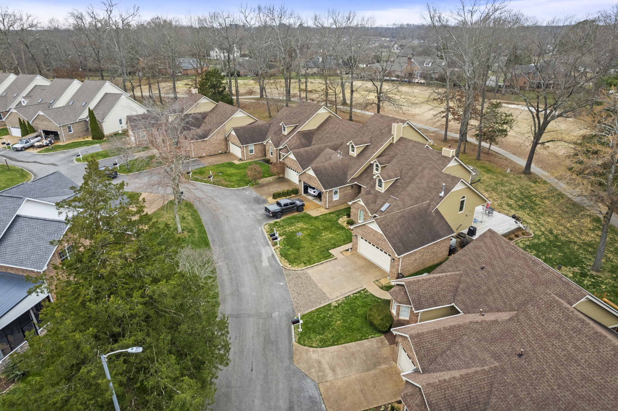 6 Chadsworth Place Tullahoma, TN 37388 - Photo 47 of 49 an aerial view of a house with garden space and ocean view