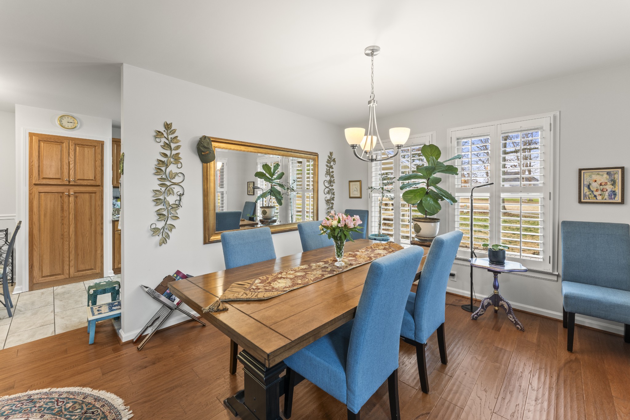 6 Chadsworth Place Tullahoma, TN 37388 - Photo 7 of 49 a dining room with furniture a chandelier and wooden floor