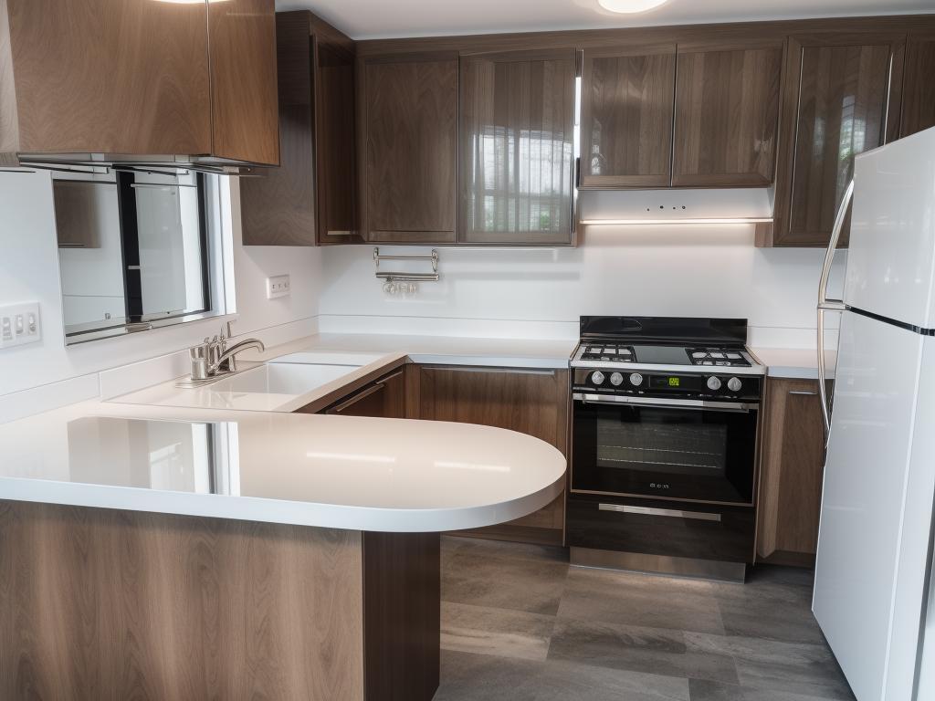 522 West Victoria Street, Unit B Santa Barbara, CA 93101 - Photo 11 of 21 a kitchen with a sink cabinets and stainless steel appliances
