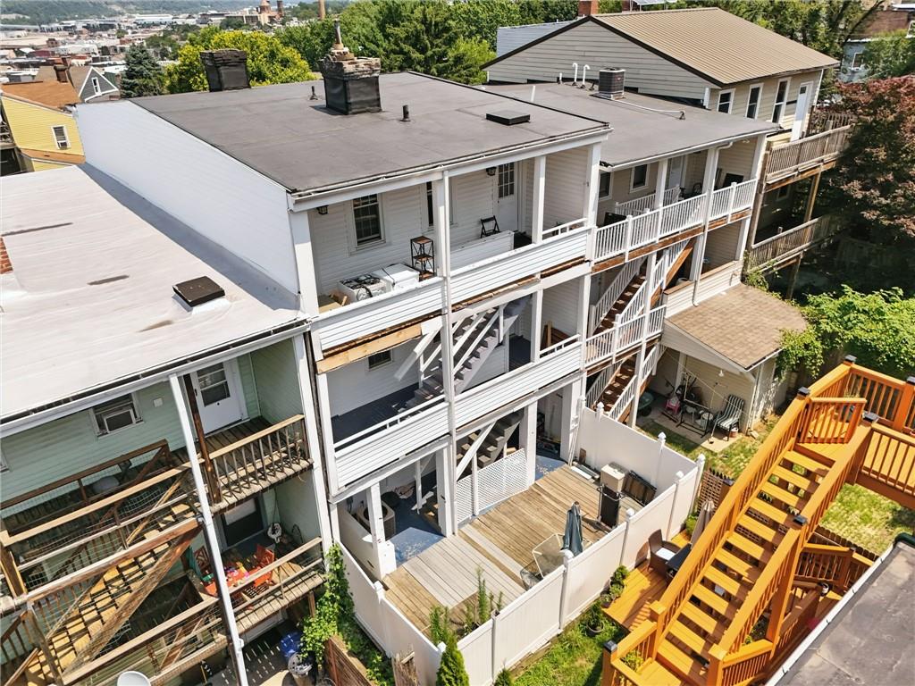 3037 Pulawski Way Pittsburgh, PA 15219 - Photo 25 of 26 an aerial view of a house with a street