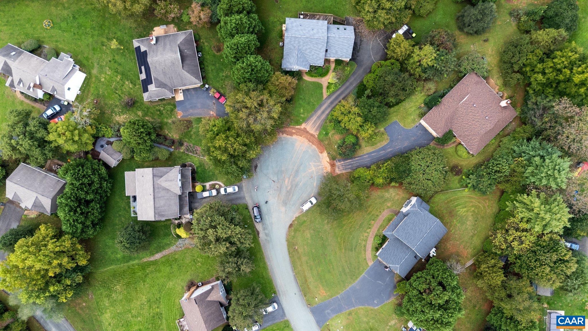 4880 Mechums River Road Charlottesville, VA 22901 - Photo 54 of 54 an aerial view of a house with a garden
