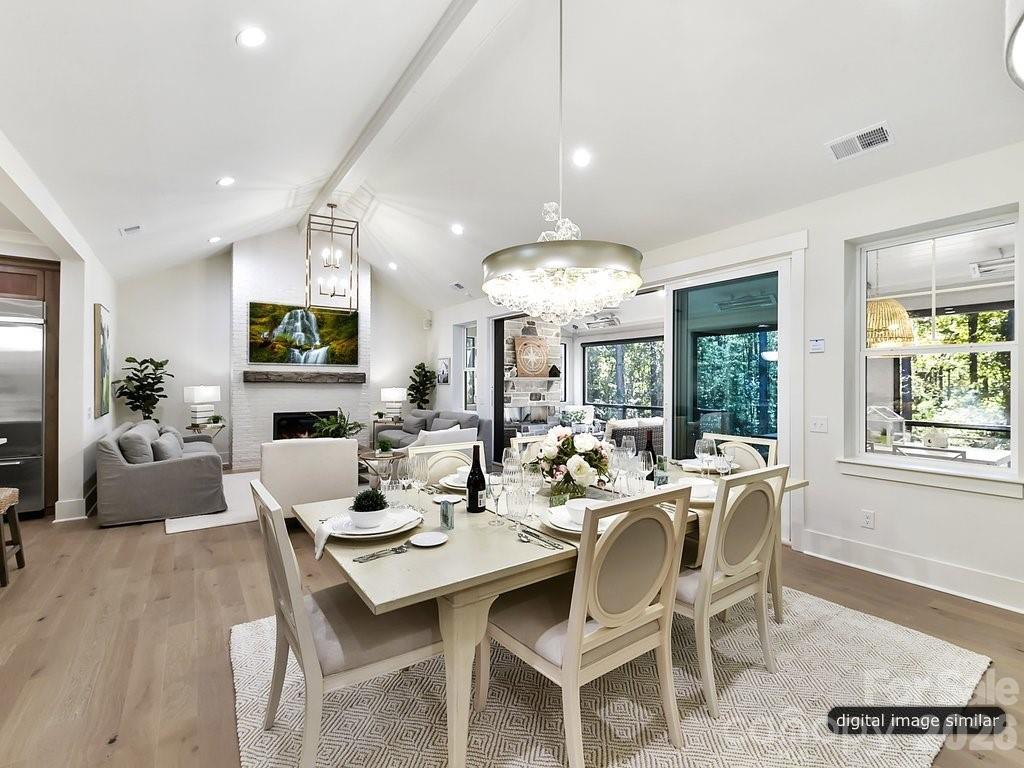 1002 Kingbird Lane, Unit 7 Clover, SC 29710 - Photo 18 of 40 a view of a dining room with furniture window and outside view