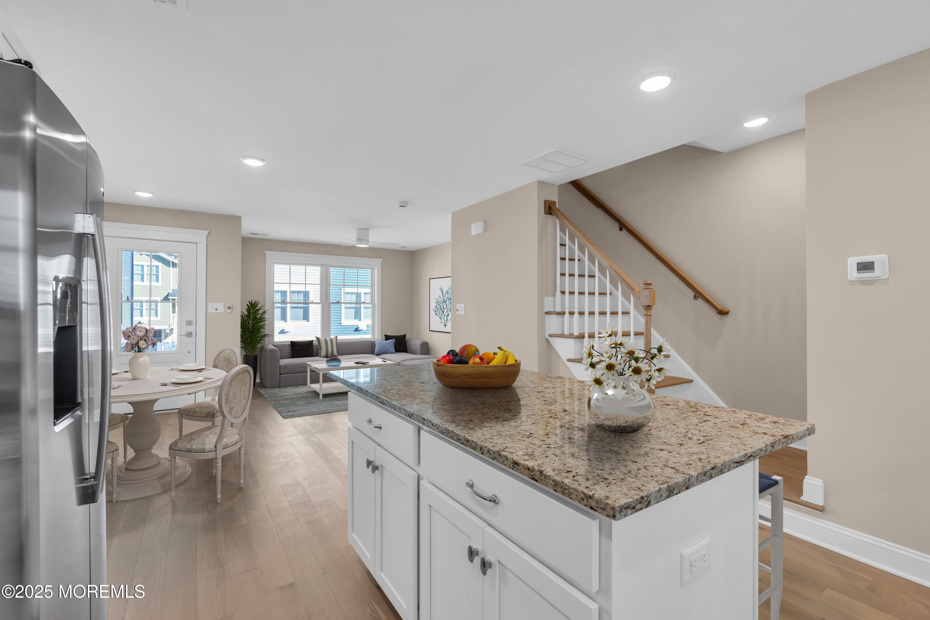 24 Shell Road, Unit 126 Mantoloking, NJ 08738 - Photo 1 of 31 a kitchen with sink and view of living room