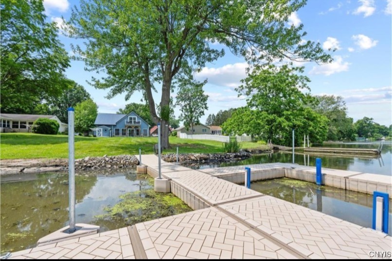 13 East Edgewater Drive Fulton, NY 13069 - Photo 2 of 37 Dock with boat bumpers and seperate launch
