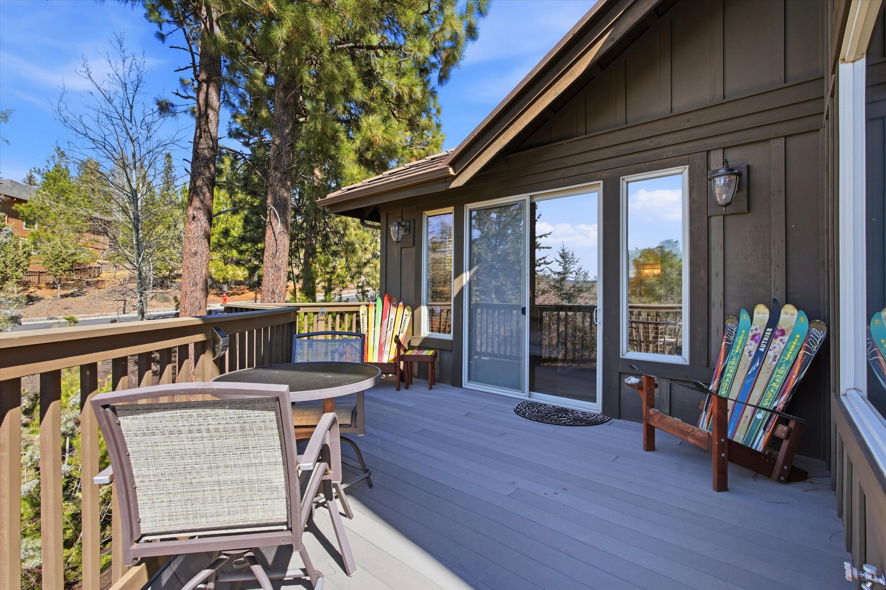 15 Southwest Quail Butte Place Bend, OR 97703 - Photo 48 of 55 a view of a two chairs in the balcony