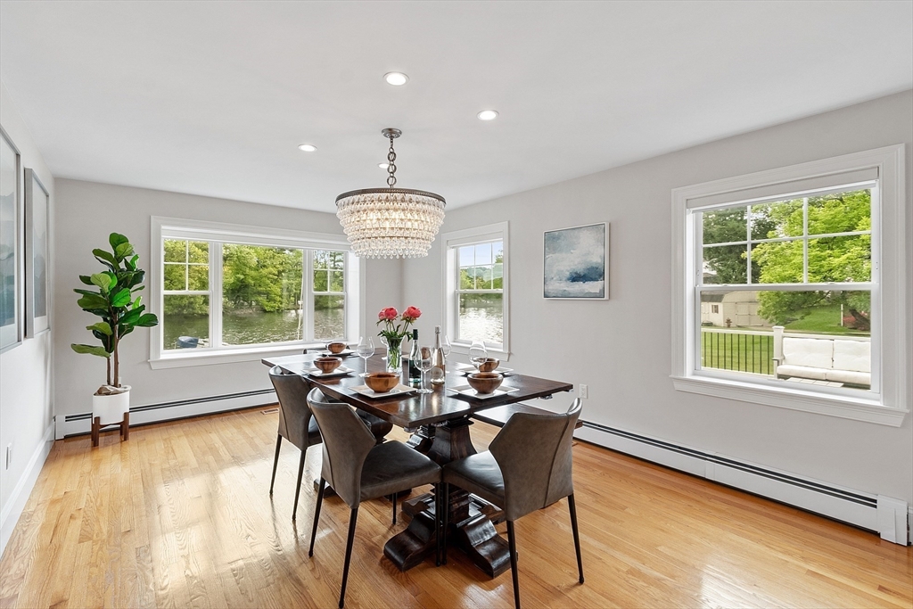 1 Colonial Road Lynnfield, MA 01940 - Photo 12 of 42 a view of a dining room with furniture window and outside view