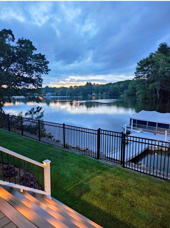 1 Colonial Road Lynnfield, MA 01940 - Photo 39 of 42 a view of a yard with lake view