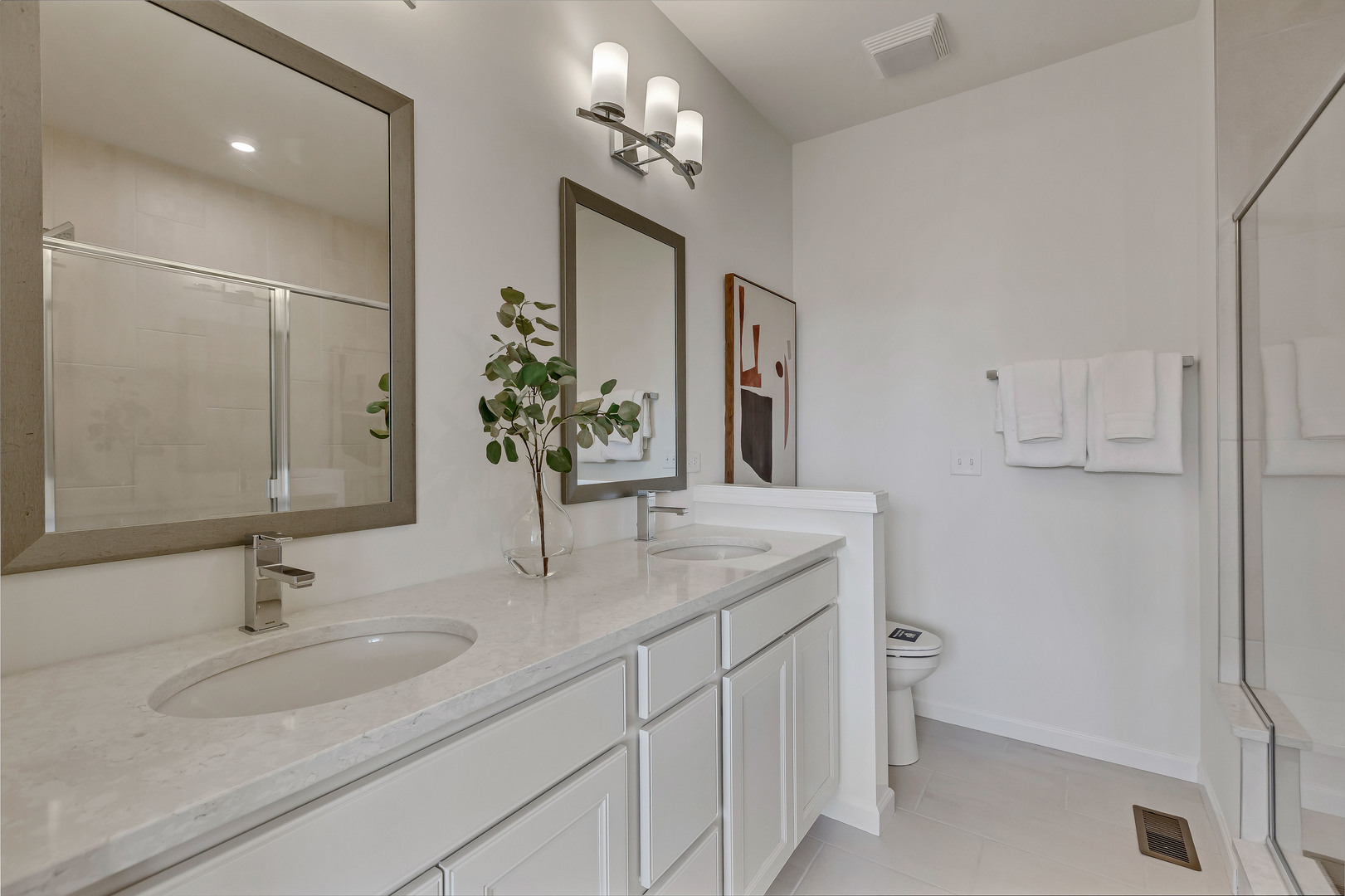 12644 Derry Drive, Unit 34201 Lemont, IL 60439 - Photo 15 of 16 a bathroom with a sink and a mirror