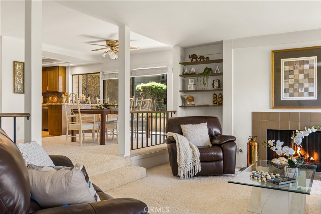 18 Solana Irvine, CA 92612 - Photo 15 of 55 a living room with furniture and a fireplace