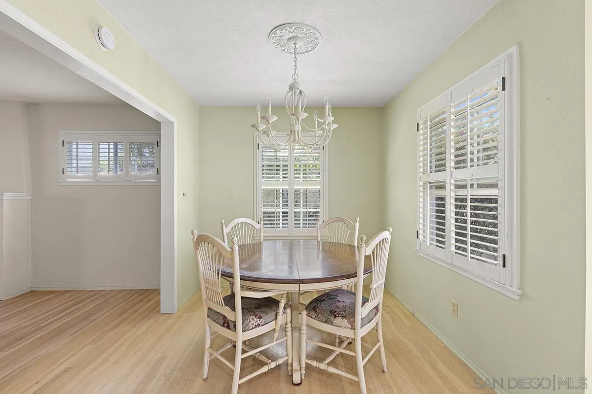 5532 Bellevue Avenue La Jolla, CA 92037 - Photo 7 of 26 a view of a dining room with furniture window and outside view