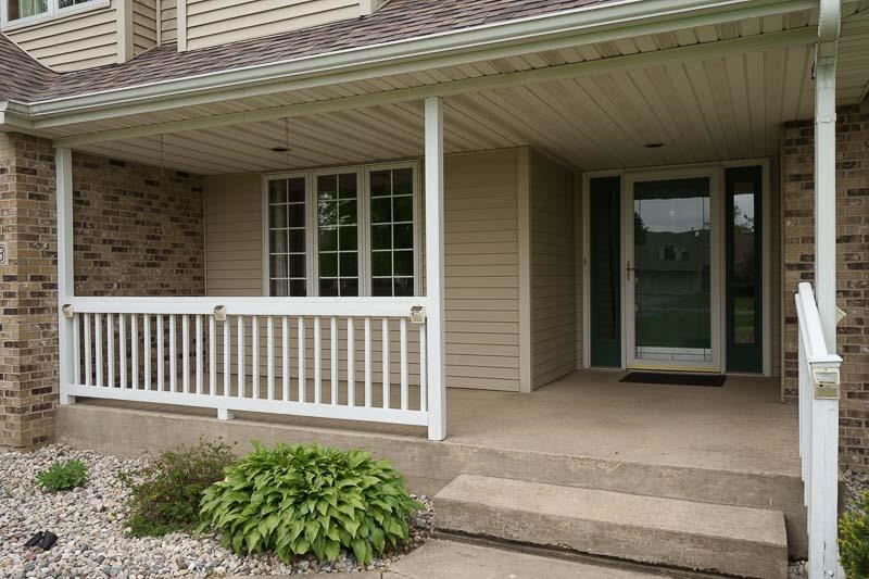 8833 West Ridge Drive Belvidere, IL 61008 - Photo 3 of 65 a front view of a house with a garden