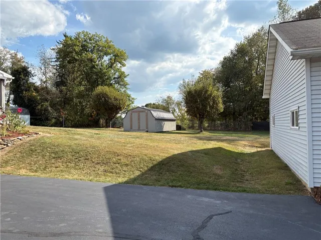 a view of swimming pool with an outdoor space