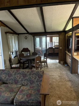 a room with furniture and window
