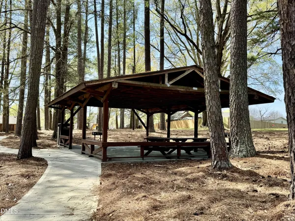 a view of outdoor space with seating