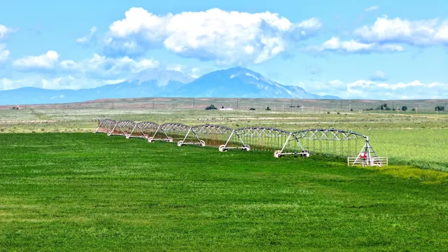 a view of a lake with a big yard