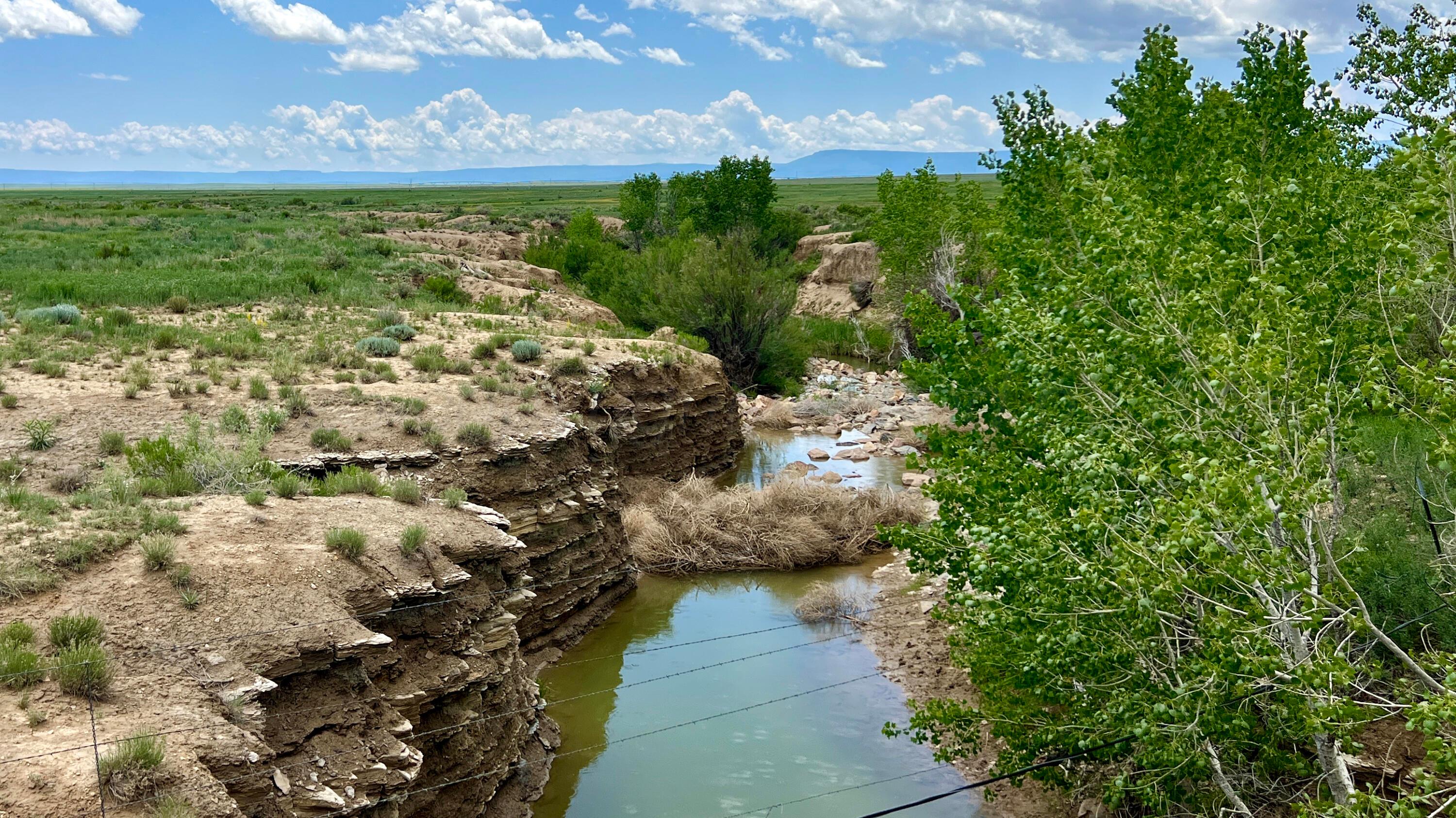 48999 County Road 48 Model, CO 81059 - Photo 2 of 47 a view of a lake with a mountain in the background