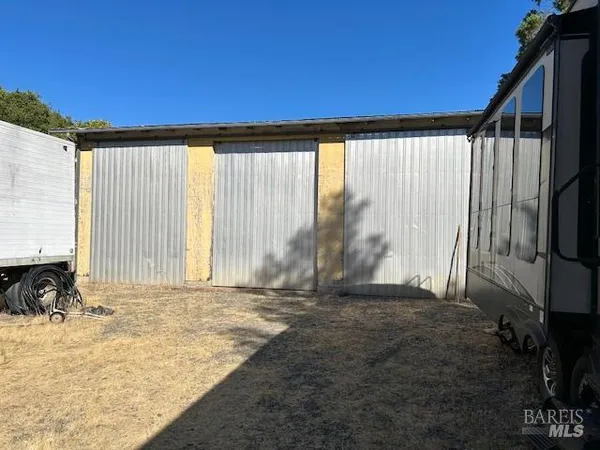 a view of large room with a large window