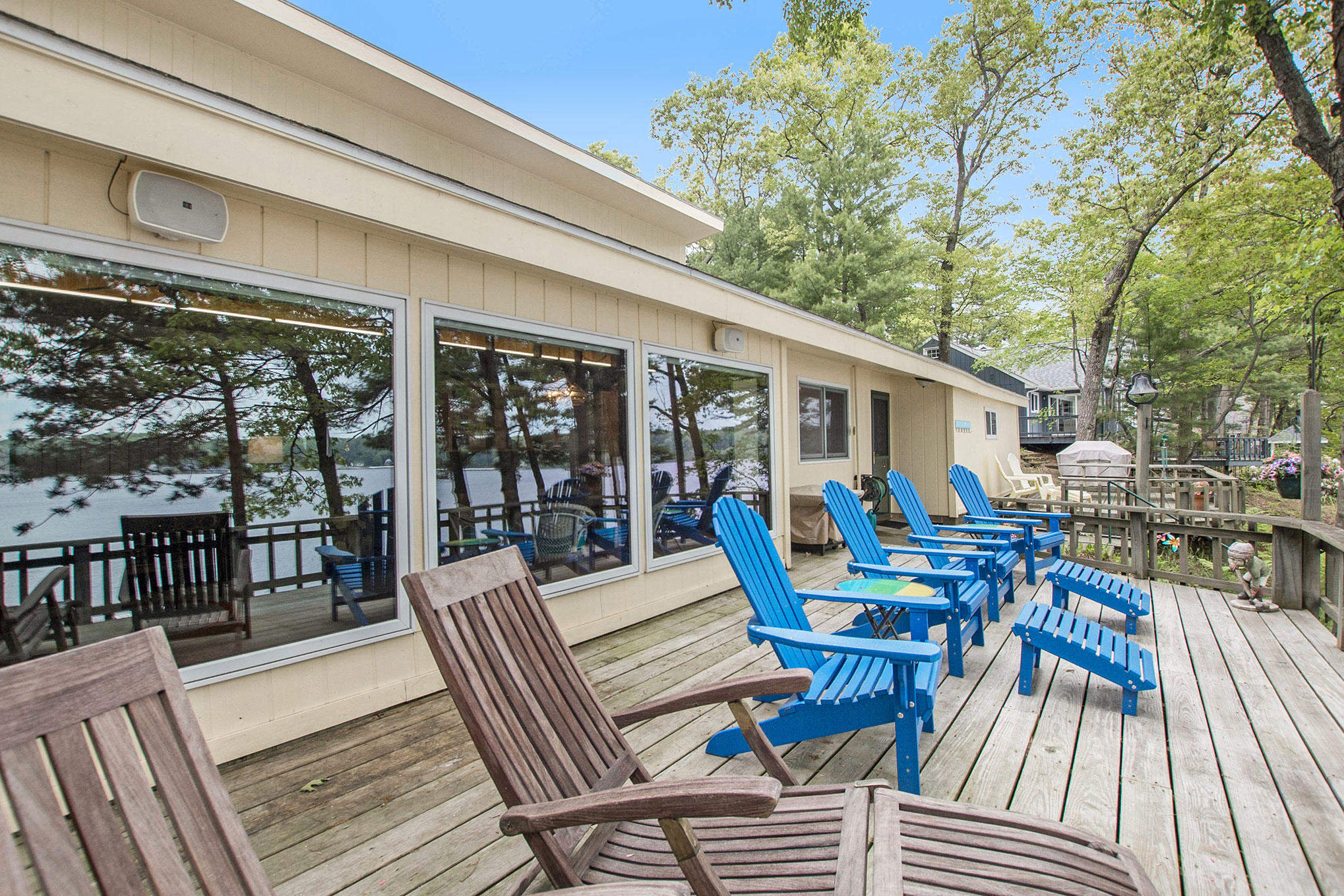 5748 Longbridge Road Pentwater, MI 49449 - Photo 3 of 35 Expansive Deck