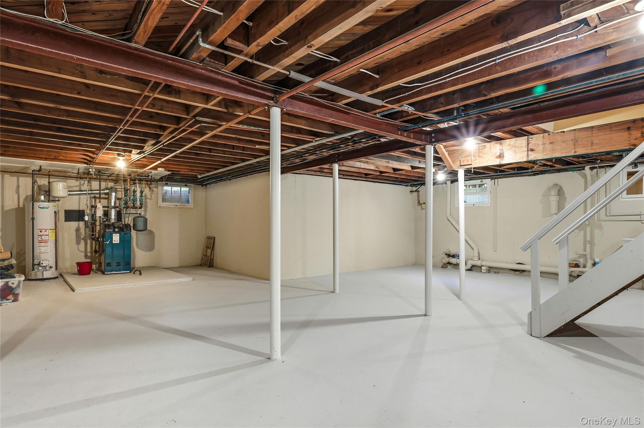 9 Townsend Road Glen Cove, NY 11542 - Photo 41 of 48 a view of an empty room with wooden roof