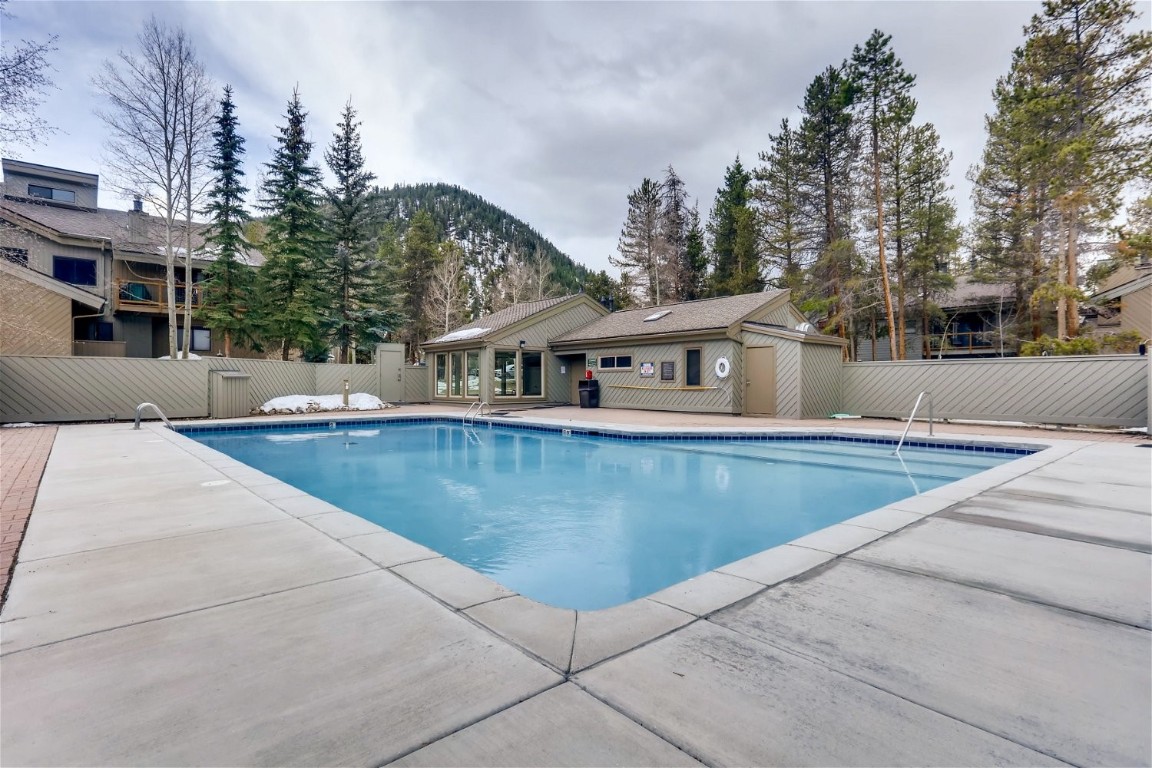 1937 Soda Ridge Road, Unit 1126 Keystone, CO 80435 - Photo 28 of 41 a view of a house with swimming pool