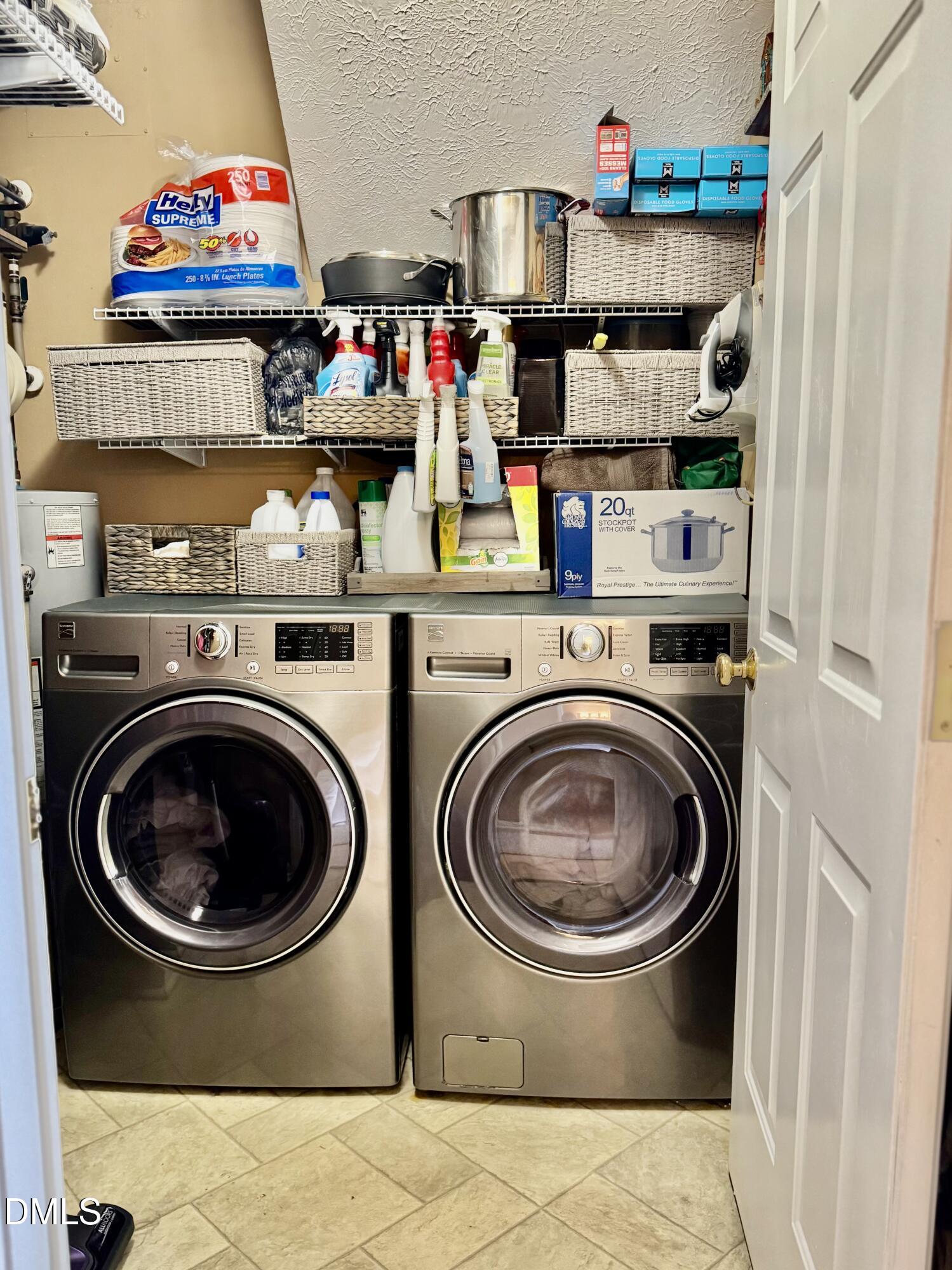 3616 Ranbir Drive Durham, NC 27713 - Photo 24 of 42 a utility room with dryer and washer