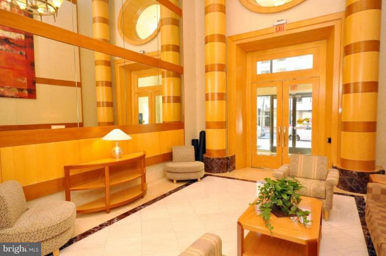 631 D Street Northwest, Unit 1037 Washington, DC 20004 - Photo 19 of 19 Spacious lobby entrance