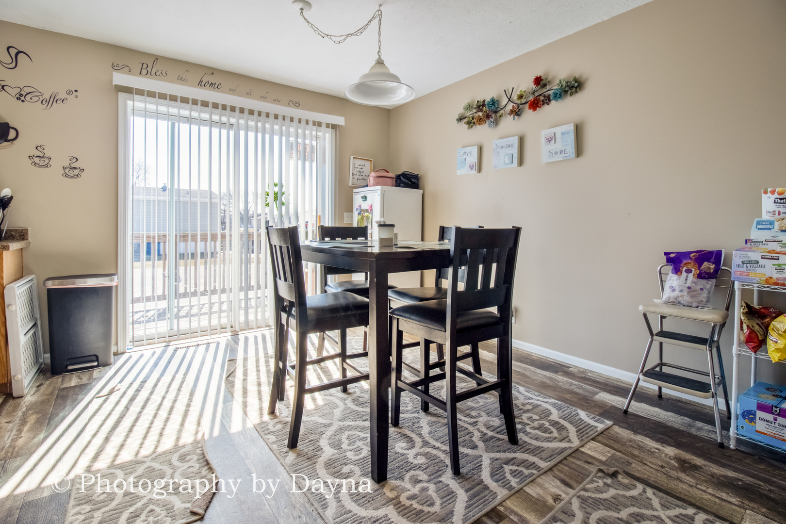 61 St Pauls Drive Bourbonnais, IL 60914 - Photo 6 of 17 a view of a dining room with furniture window and wooden floor