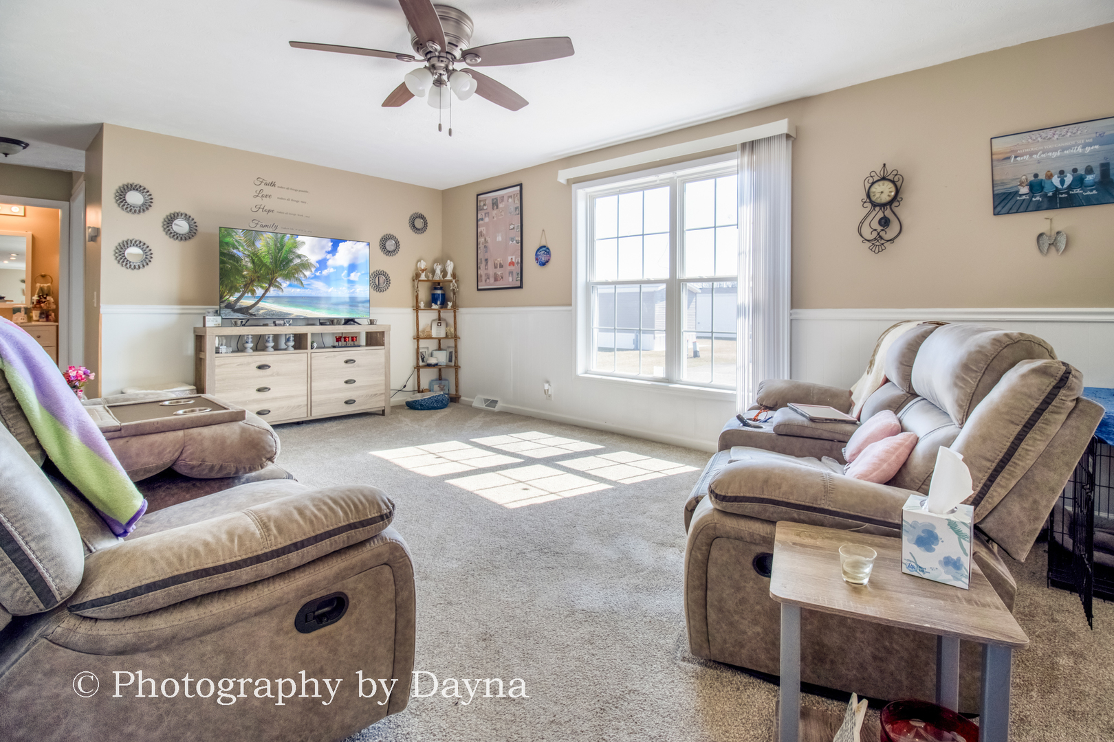 61 St Pauls Drive Bourbonnais, IL 60914 - Photo 7 of 17 a living room with furniture and a window