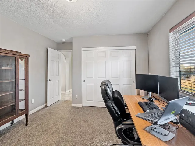 a view of a workspace with a window