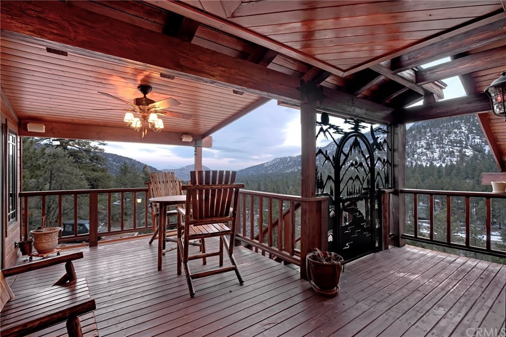 488 Highway 2 Wrightwood, CA 92397 - Photo 21 of 54 a view of balcony with wooden floor