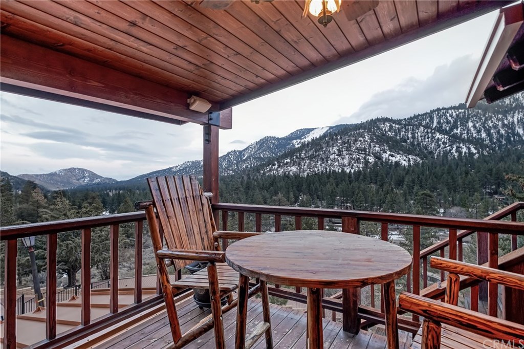 488 Highway 2 Wrightwood, CA 92397 - Photo 22 of 54 a view of a balcony with furniture