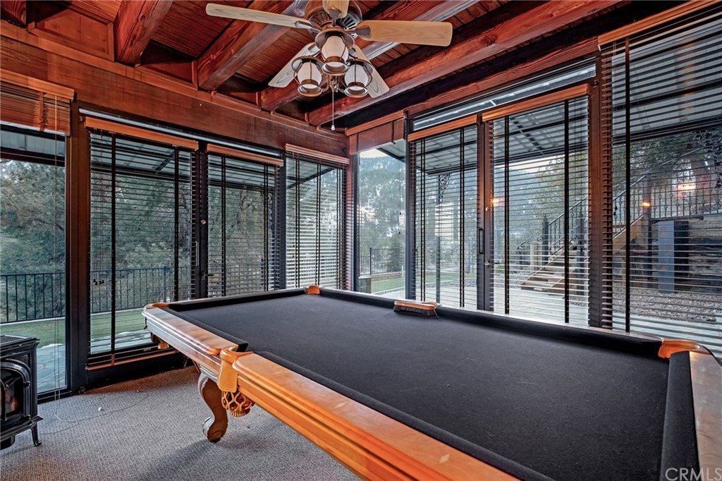 488 Highway 2 Wrightwood, CA 92397 - Photo 31 of 54 a backyard of a house with outdoor seating