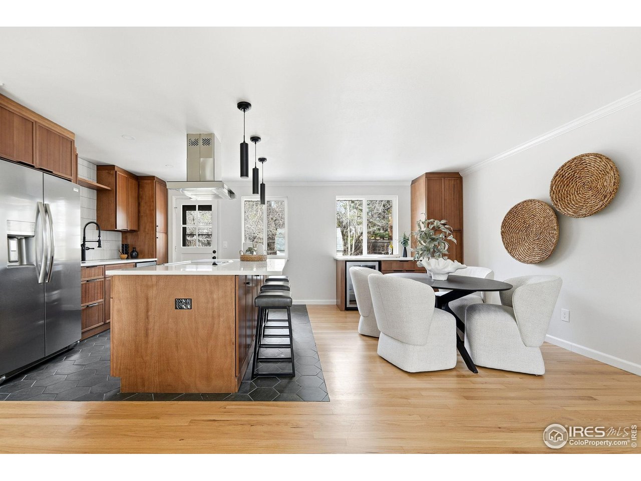2830 Duke Circle Boulder, CO 80305 - Photo 10 of 43 Renovated kitchen with plenty of space for an oversized dining room that can fit up to 8.