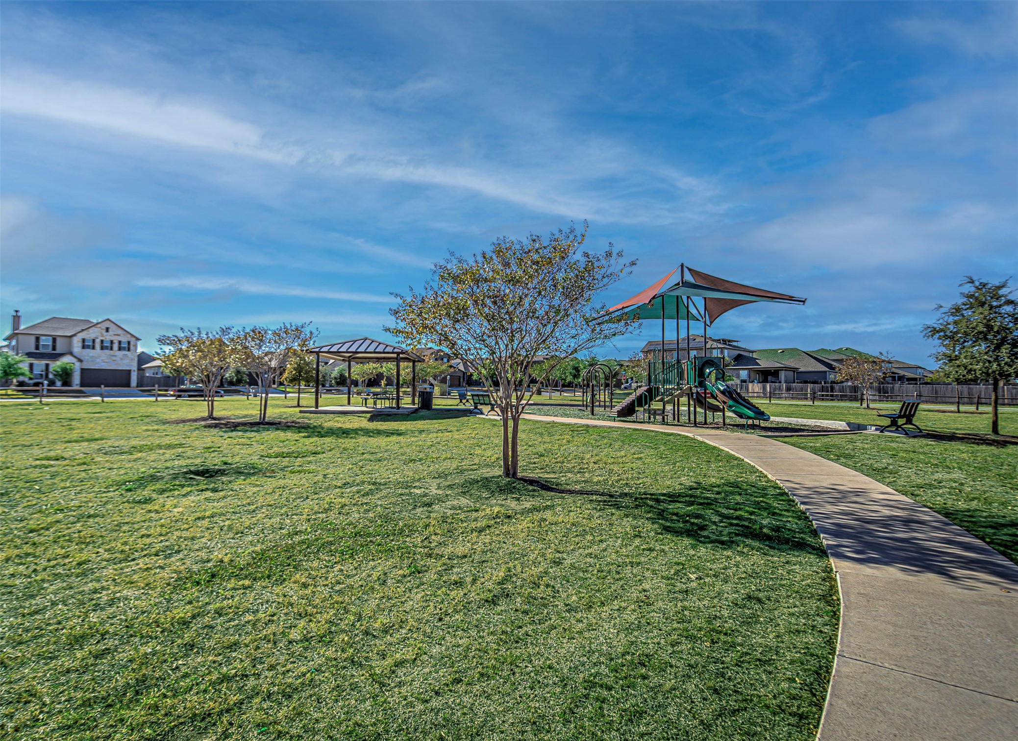 486 Gustaf Trail Kyle, TX 78640 - Photo 38 of 40 a view of a green field
