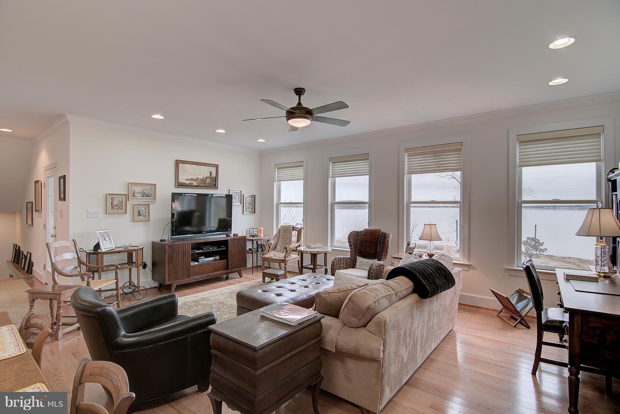 16440 Ball Point Road Piney Point, MD 20674 - Photo 14 of 30 Family room with amazing views of the St Marys Riv